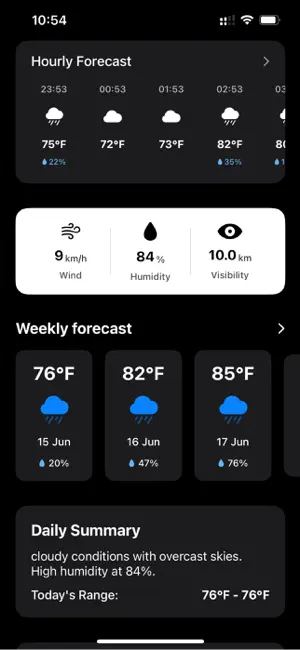 Black Sky Weather screenshot 2