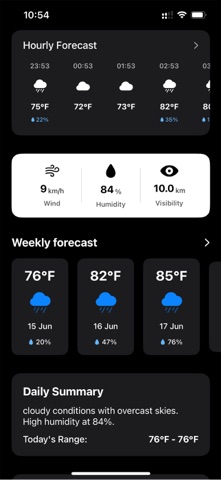 Black Sky Weather screenshot