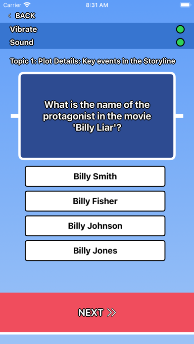 Screenshot #2 pour Billy Liar Trivia