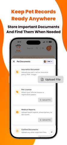 Pet Care Tracker App - FLUTO Screenshot 3 of 9