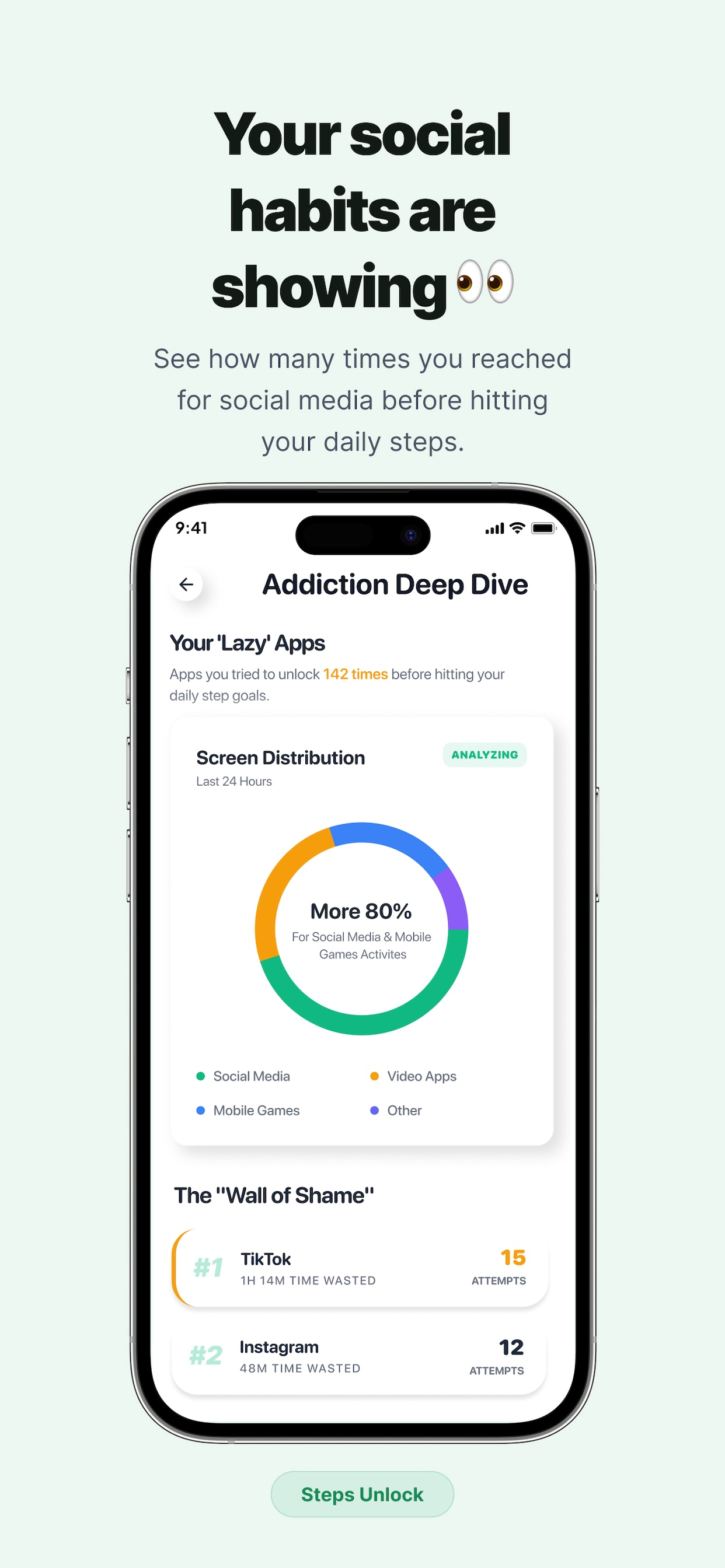 Steps Unlock: Walk to Unlock