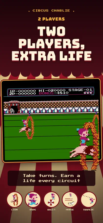 Screenshot 6 von 6 zu Circus Charlie: Arcade