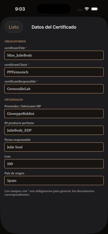 Profumer Compliance screenshot 5