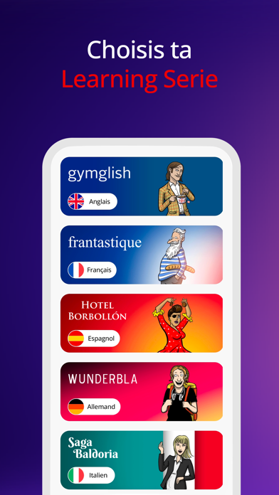 Screenshot #2 pour Gymglish : Apprends une langue