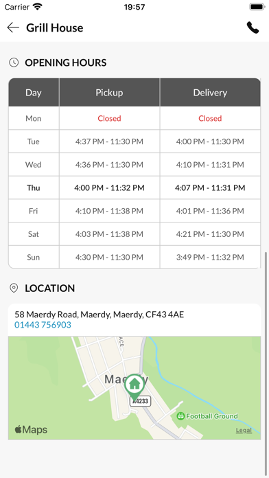 Grill House Maerdy Screenshot