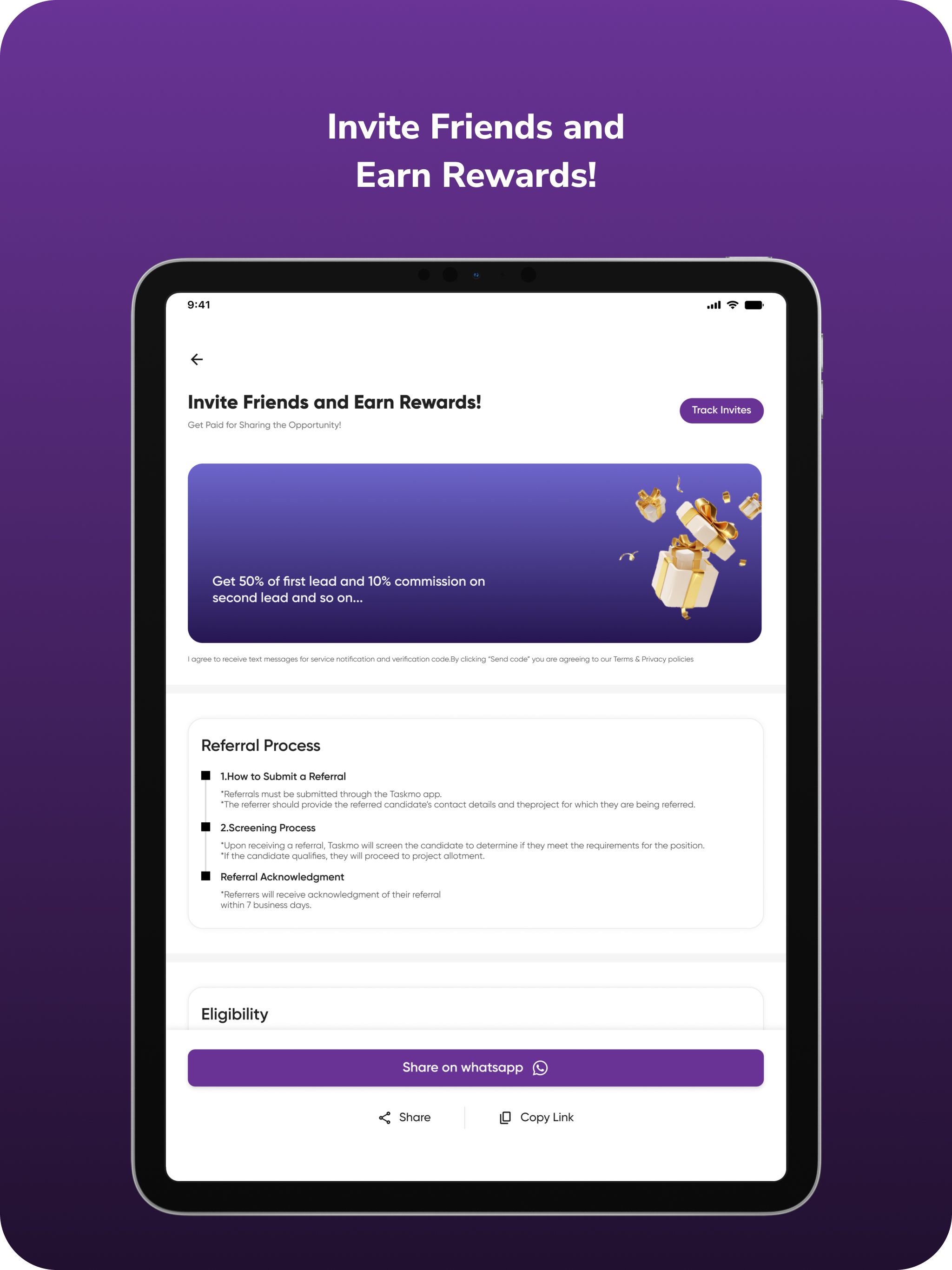 Taskmo: Gig Workforce screenshot 10
