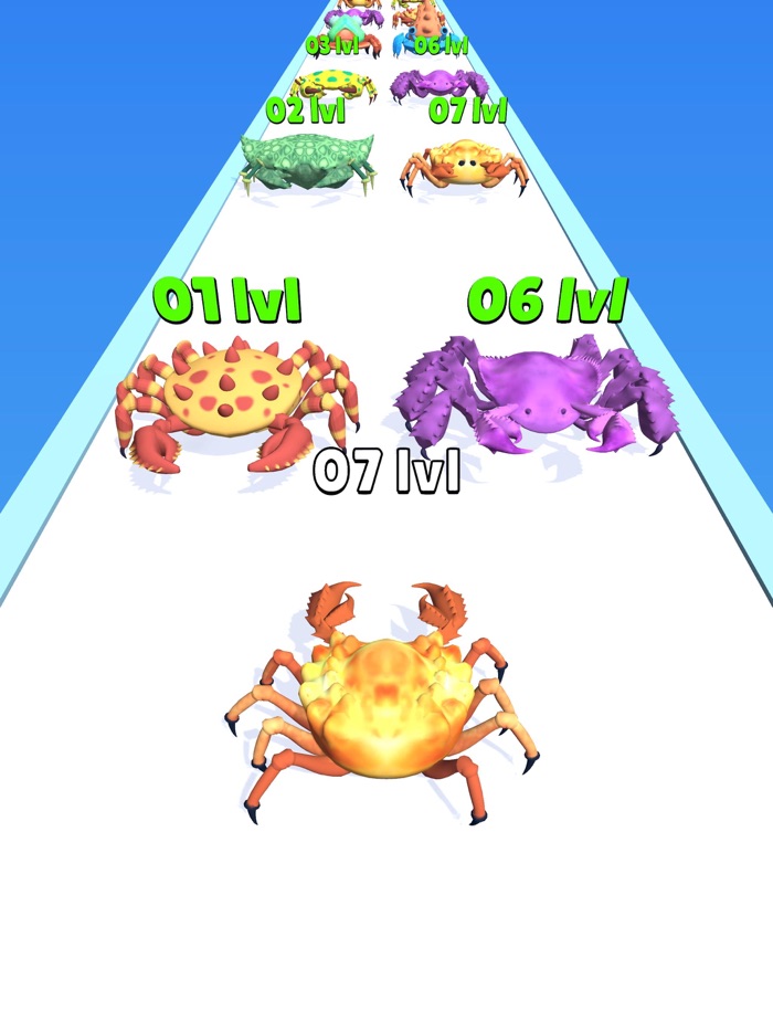Crab Evolution Run