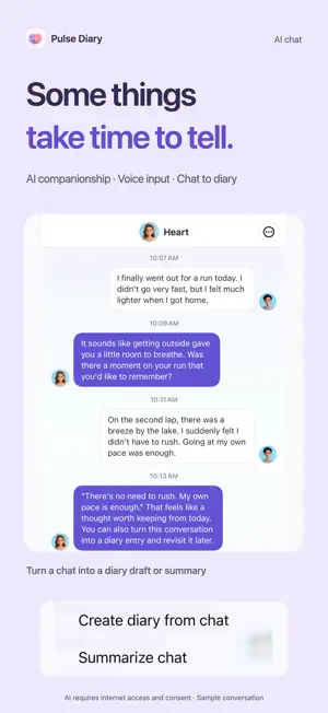 Pulse Diary: Mood & Running screenshot 2