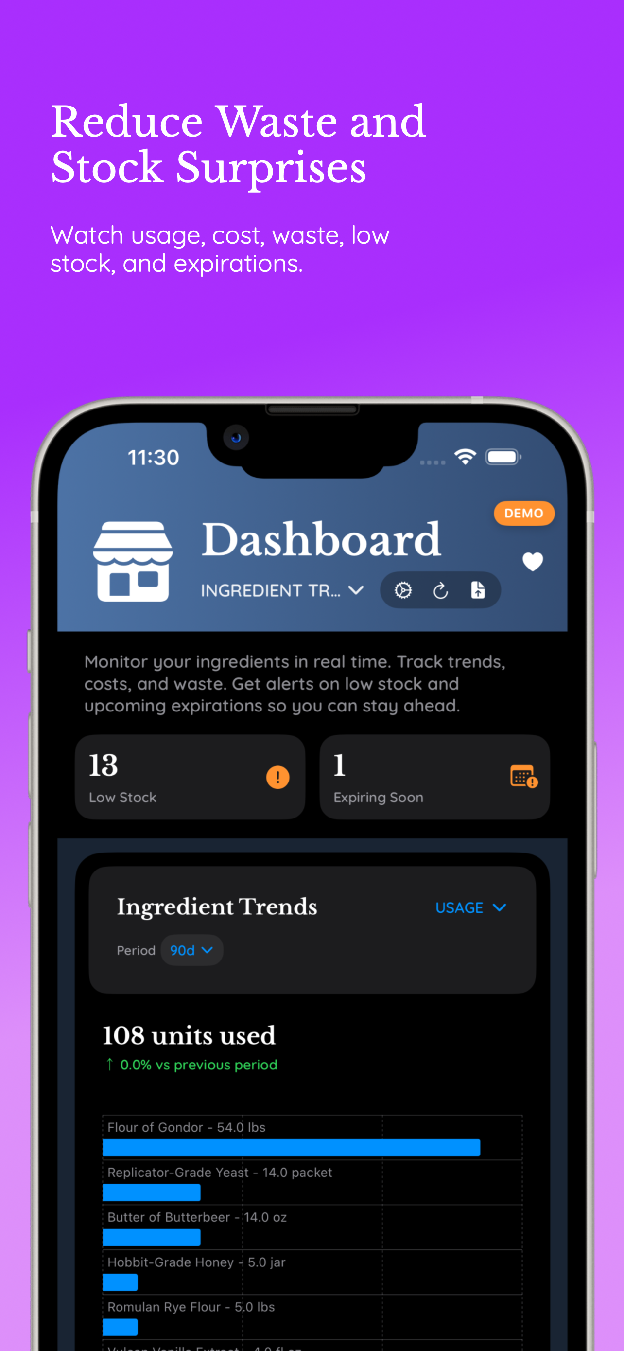 BakeryMinder screenshot 10