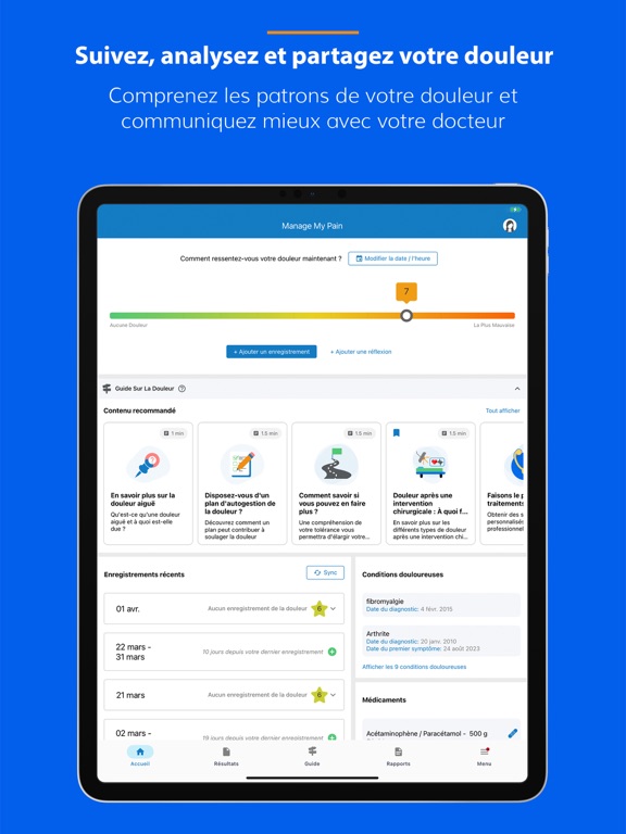 Screenshot #4 pour Manage My Pain
