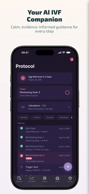 Embya: IVF Tracker & AI screenshot 1