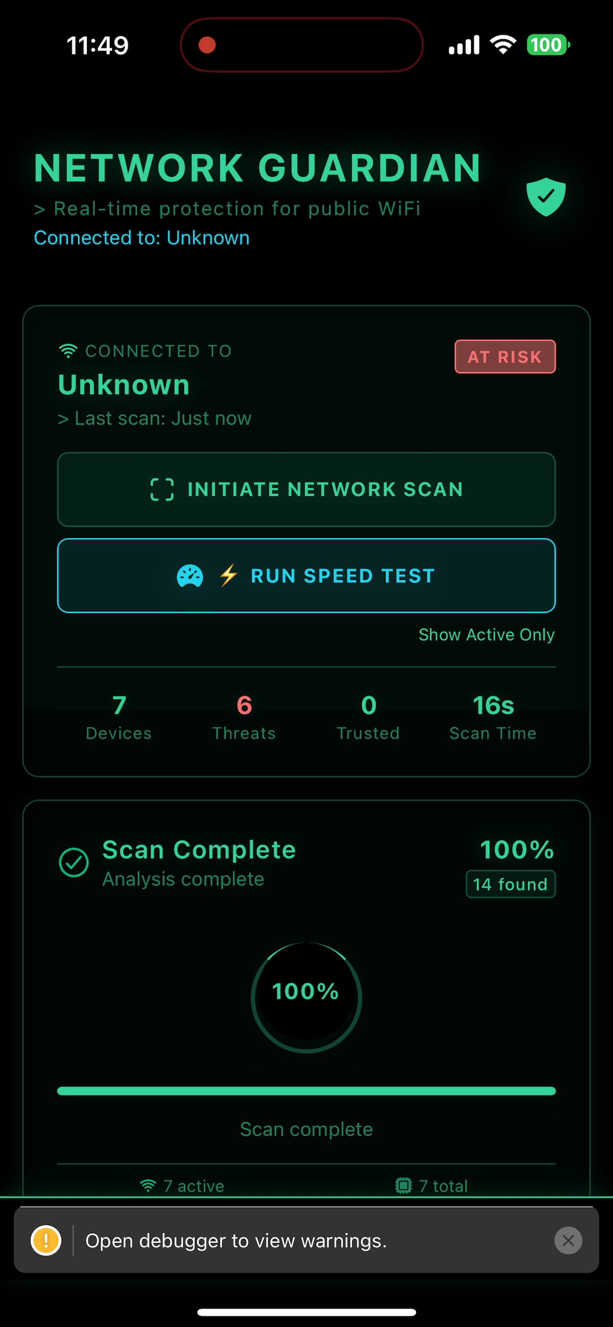 Citadel Guardian WiFi Security screenshot 3