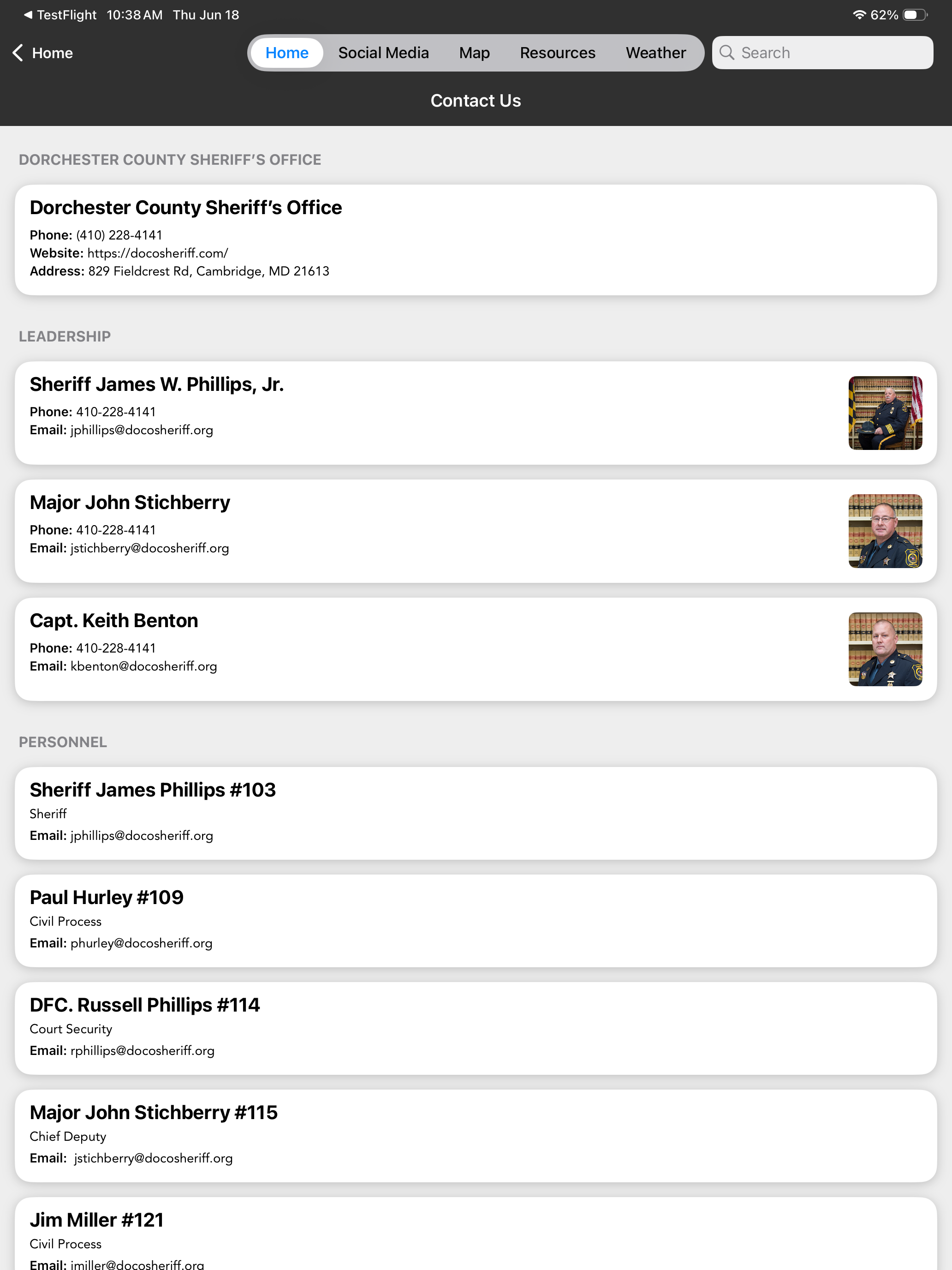 Dorchester County Sheriff MD