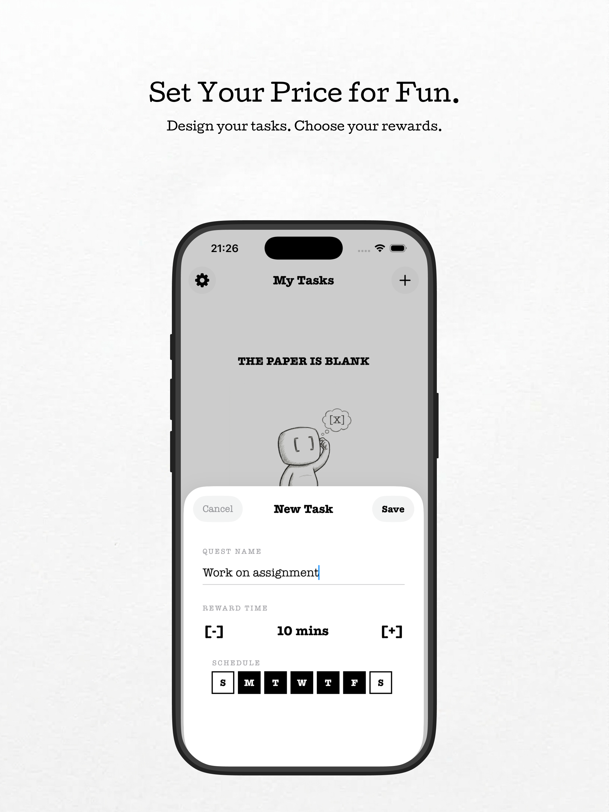 [X]: Earn Your Time