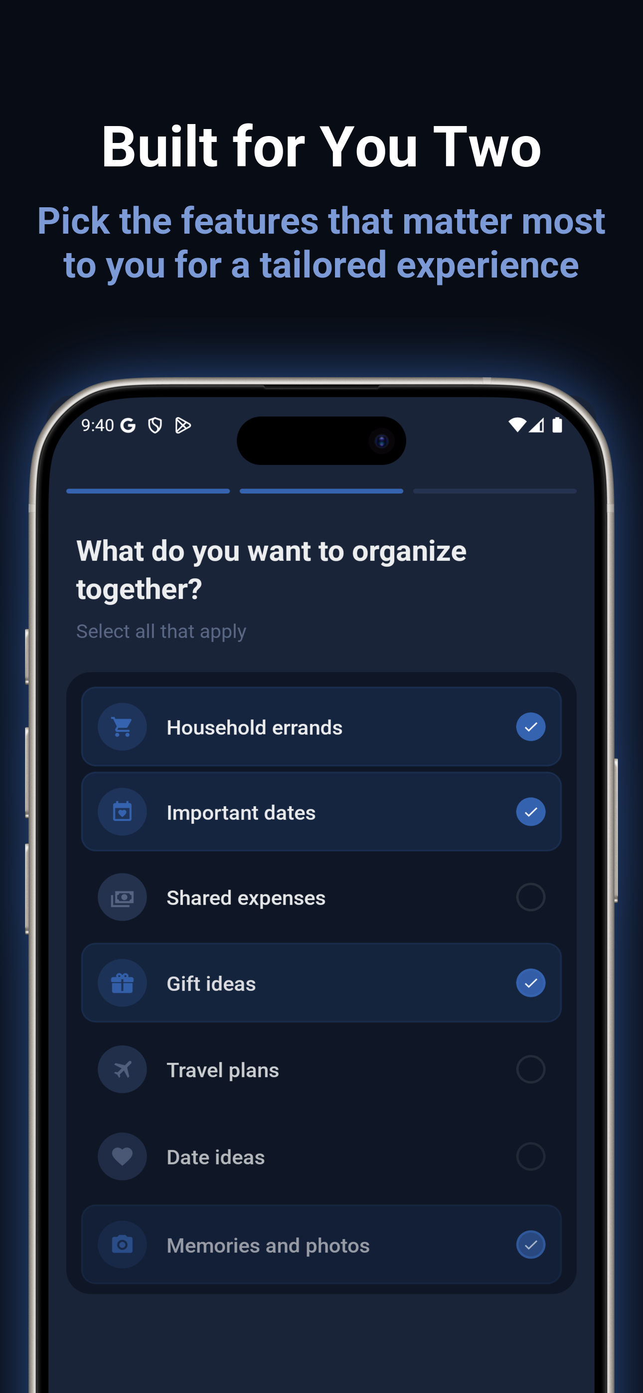 Nosso - Couples Planner screenshot 5