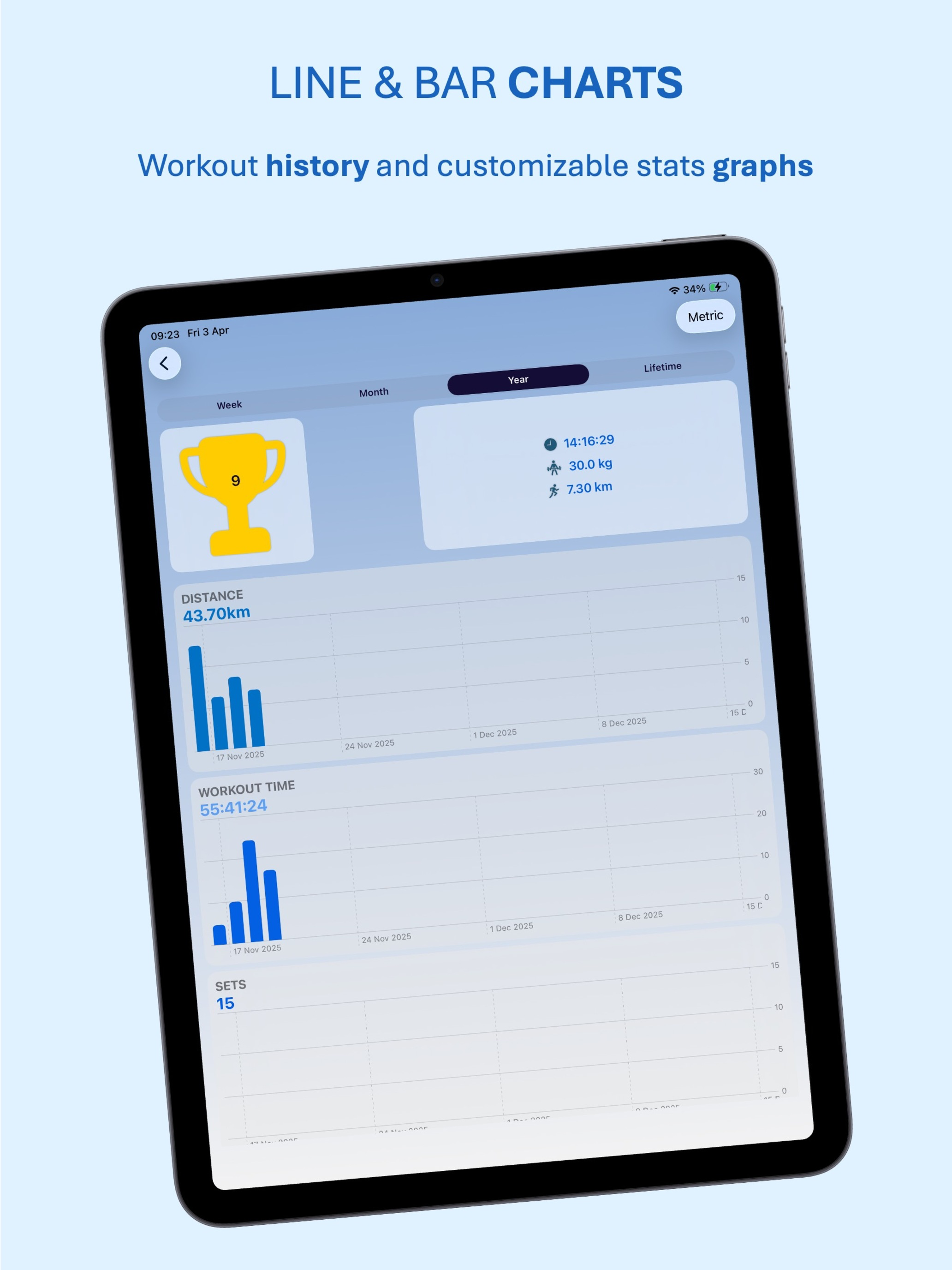 Work Harder: Gym Tracker