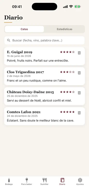 Caviste: Wine Cellar & Scan screenshot 5 of 7
