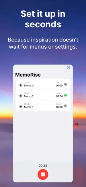 MemoRise - Voice Memo Alarm screenshot 4