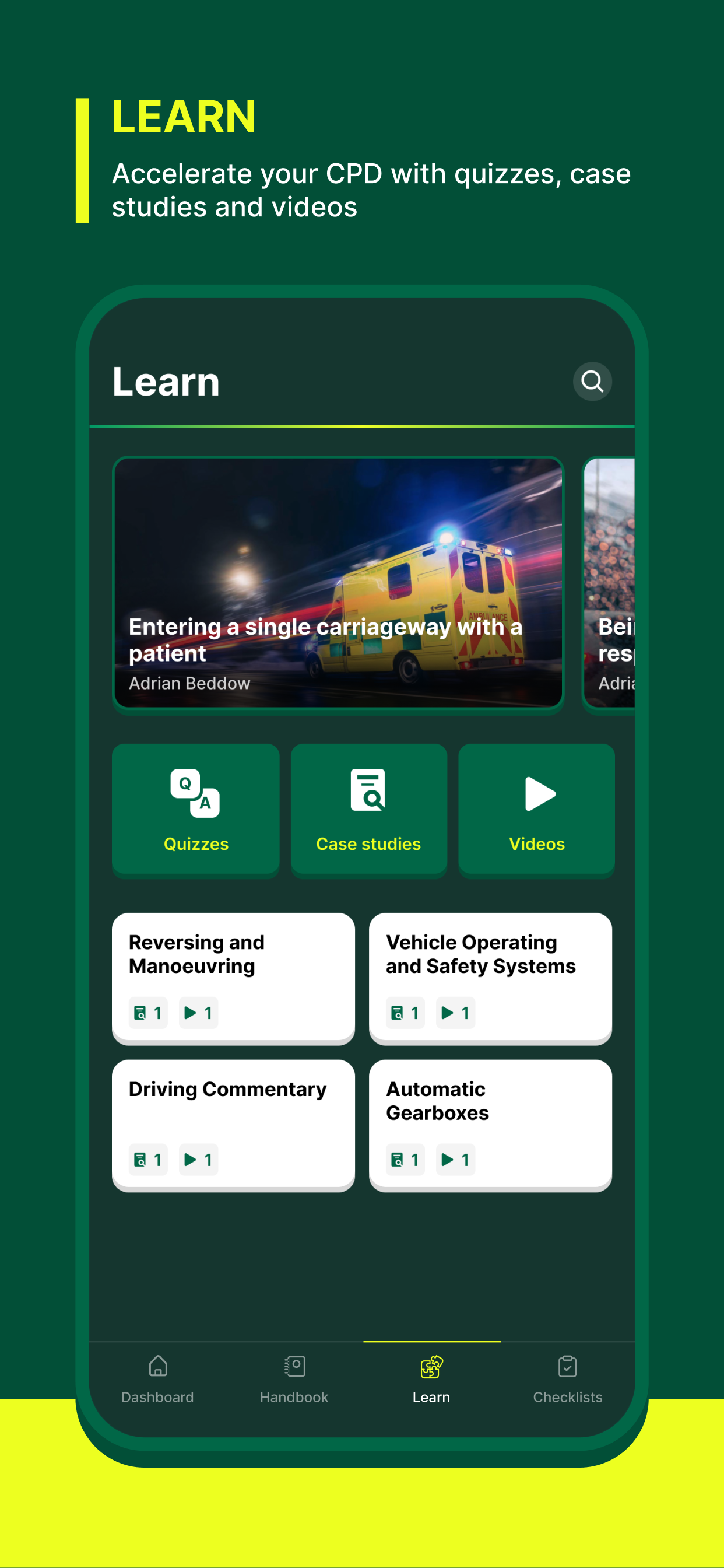 Ambulance Driving