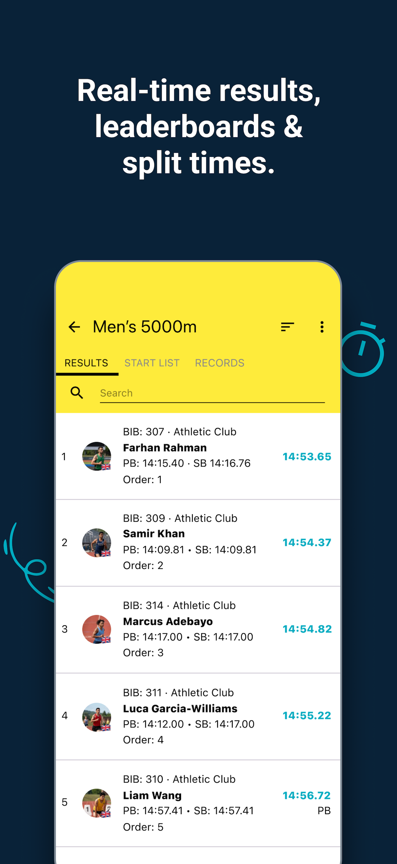 Roster Athletics & Road Races screenshot 3