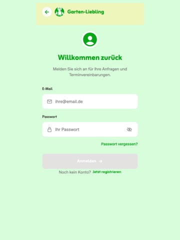 Garten-Liebling iPad screenshot
