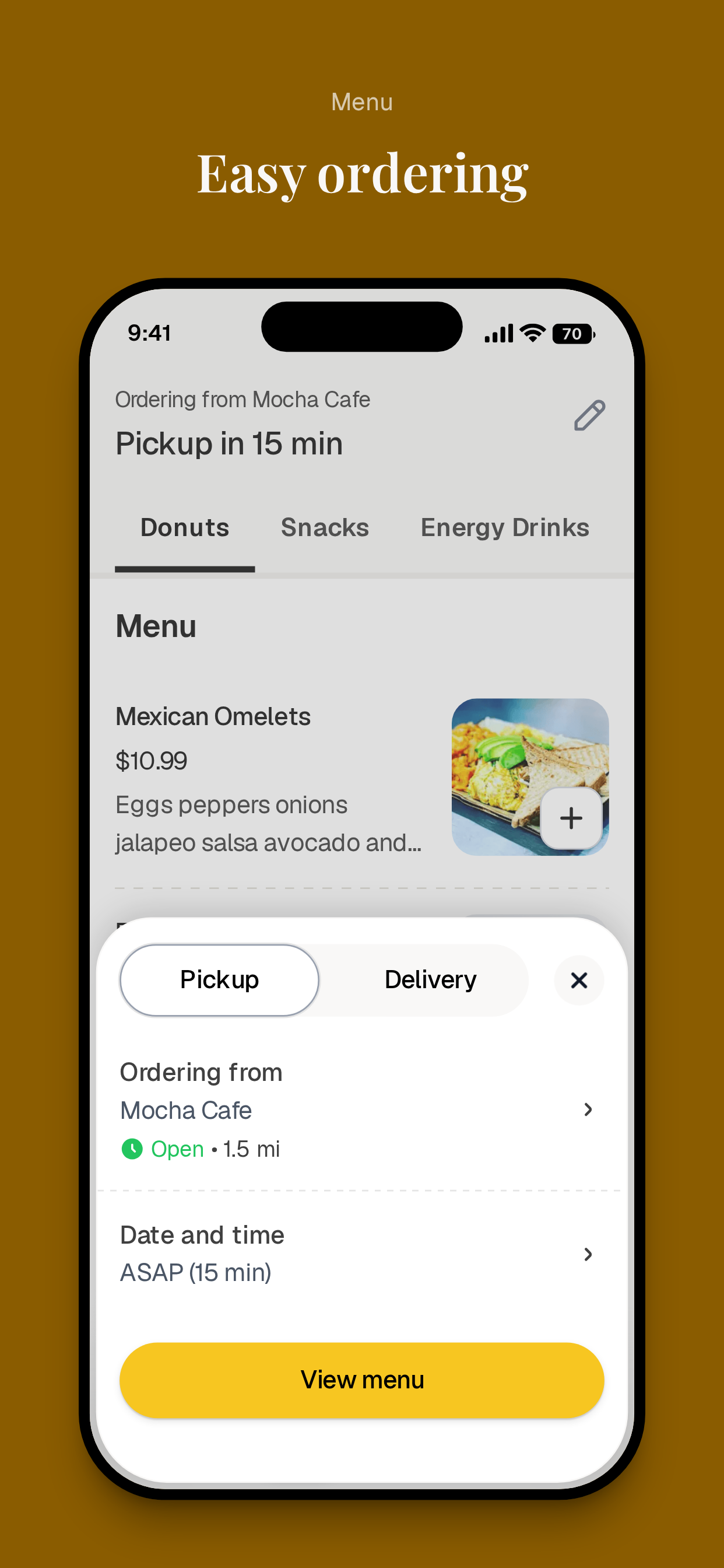 Mocha Cafe - Coffe Shop screenshot 3