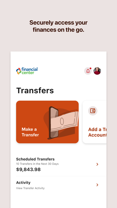 Financial Center First CU Screenshot