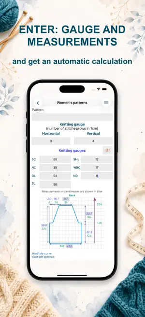 Mnemosina knitting patterns screenshot 3