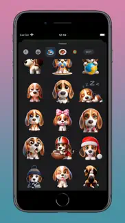 beagle bruno stickers iphone screenshot 3