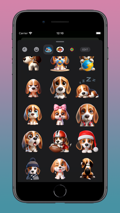 Screenshot 3 of Beagle Bruno Stickers App