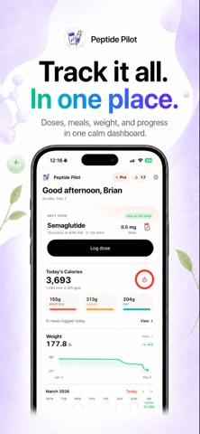 Peptide Dose Tracker: PepPilot Screenshot 6 of 9
