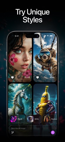 Flux Kontext AI Image Creator iPhone screenshot
