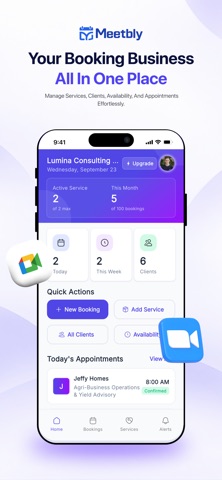 Meetbly: Booking & Scheduling Screenshot 1 of 6