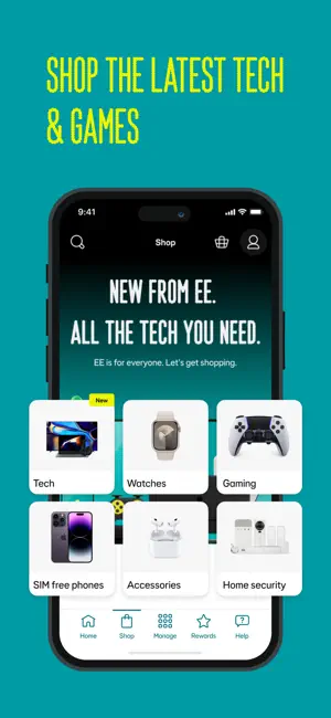 EE: Mobile, broadband & tech iPhone screenshot 2