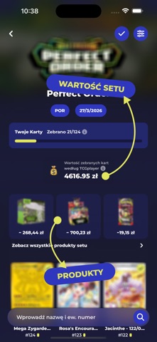 Wyszukiwarka i Skaner Kart TCG iPhone screenshot 3