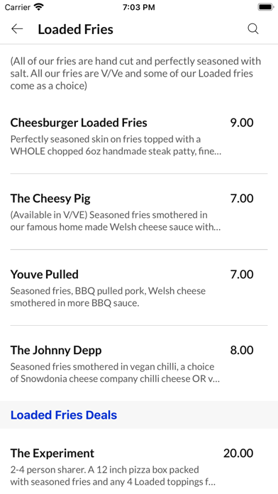 Loaded Burgers And Fries. Screenshot