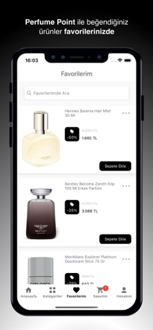 Perfume Point iPhone screenshot