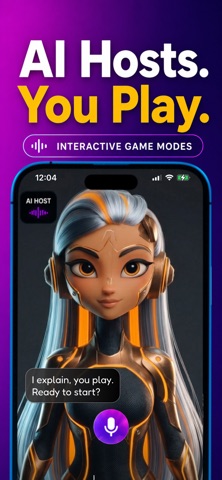 Whisper Games: AI Game Master iPhone screenshot