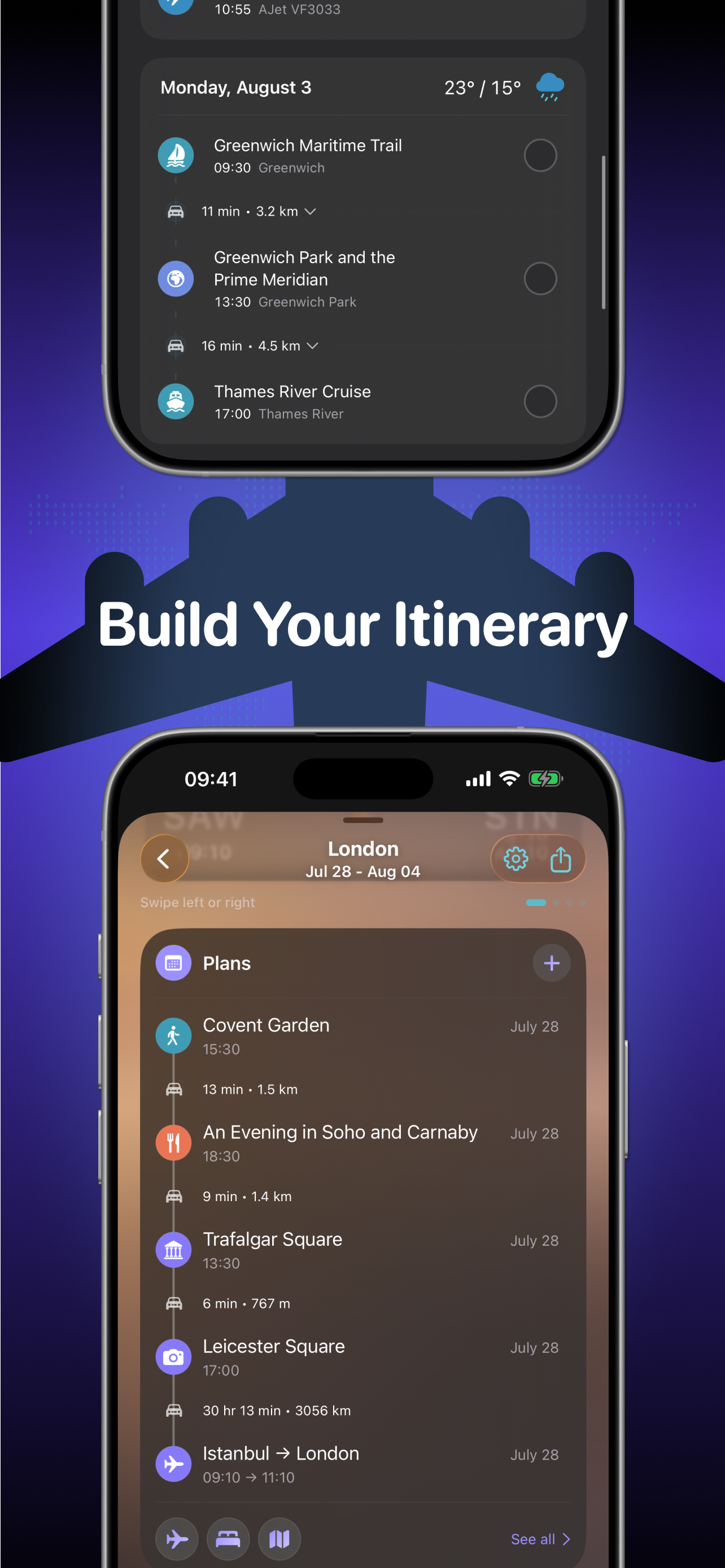 Kordy: Travel Planner screenshot 2