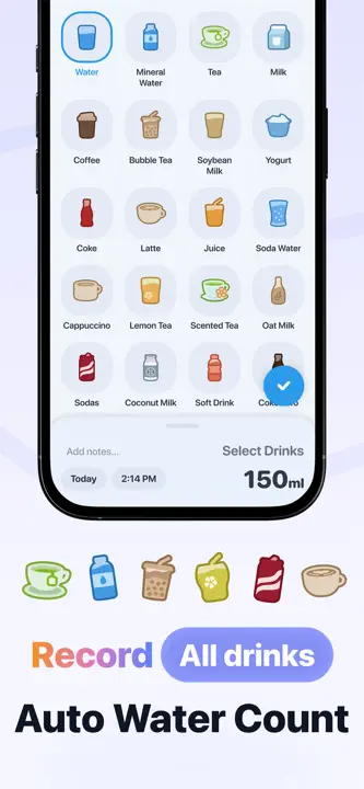 Water Tracker - Drink Reminderのスクリーンショット（3/10）