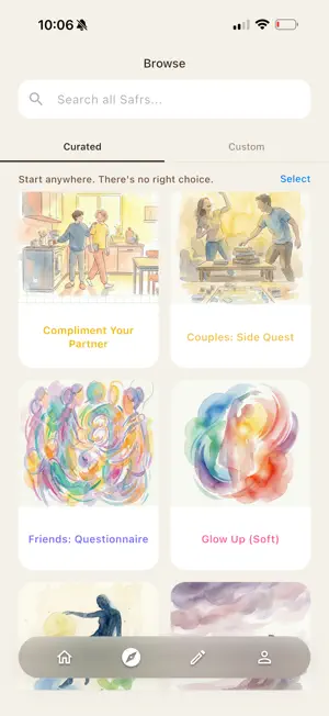 Safra · noticing life screenshot 1