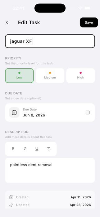 Fabe: Personal Task Manager Screenshot 6 of 9