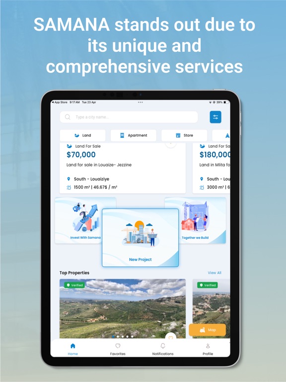 Samana Land iPad screenshot 3 - Business app
