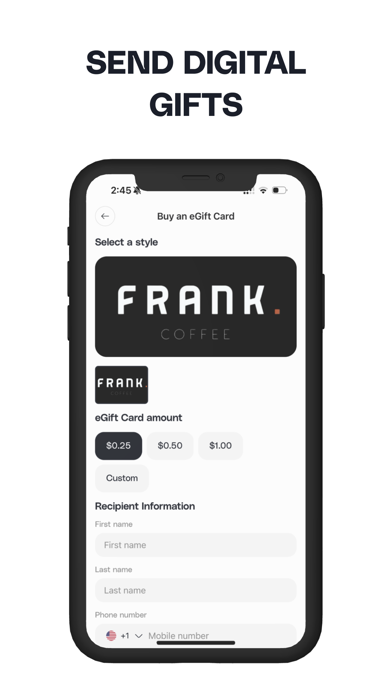 Frank Coffee Screenshot