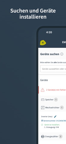 Kiwigrid Setup screenshot