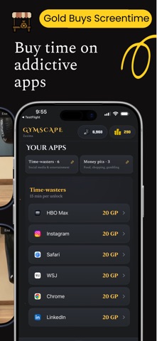 GymScape iPhone screenshot