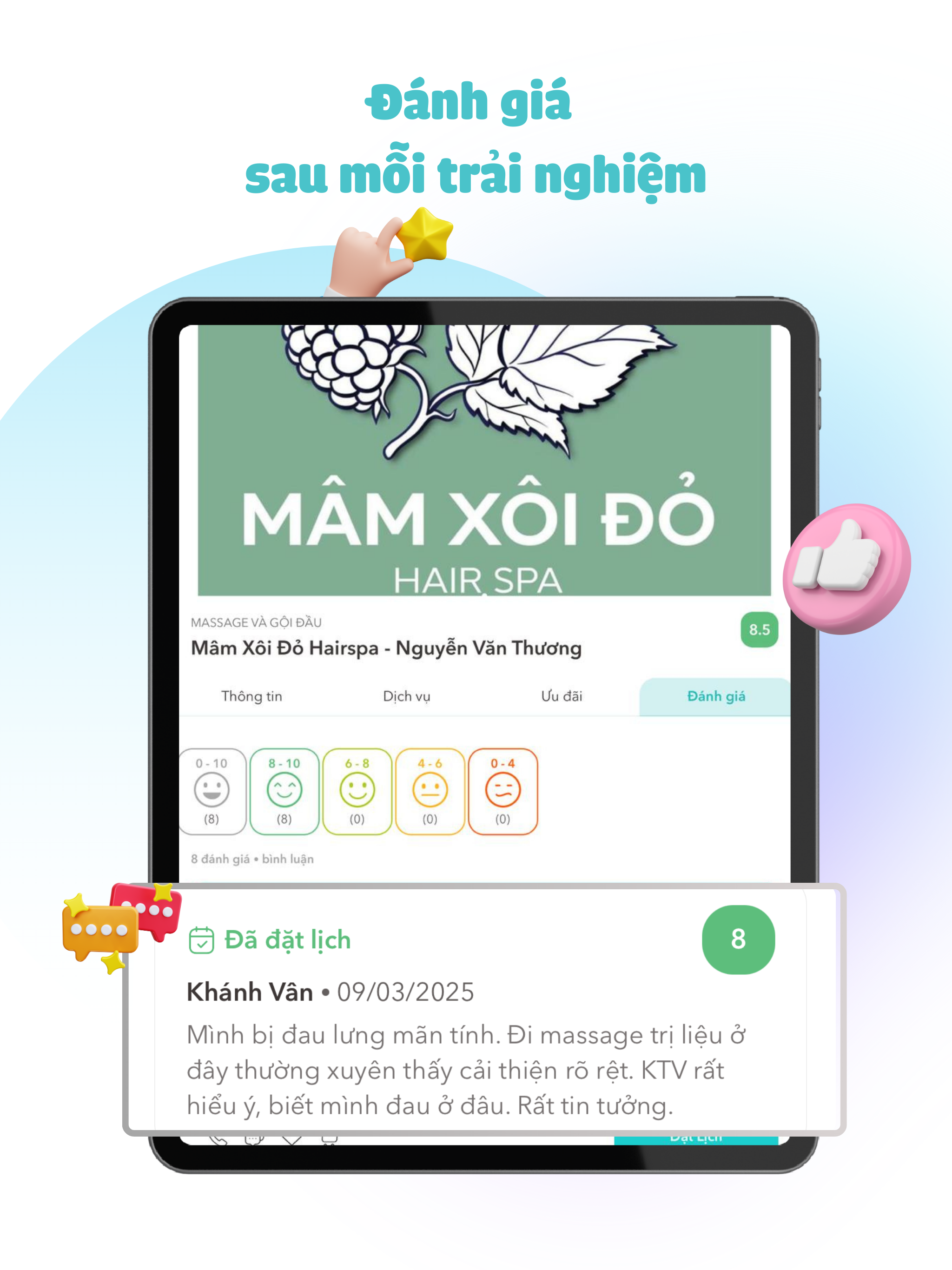Lookme: Đặt lịch spa-salon screenshot 6