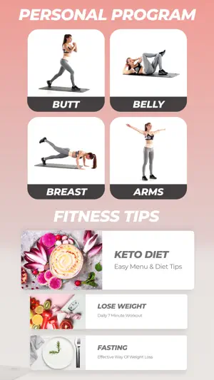 Workout & Women Fitness: BeFit screenshot 2