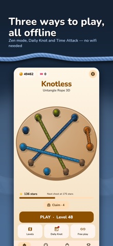 Knotless: Untangle Rope 3D Screenshot 1 of 6