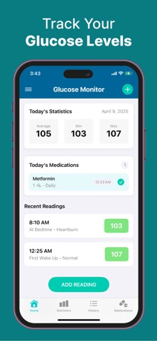Blood Glucose Monitor: Glum screenshot